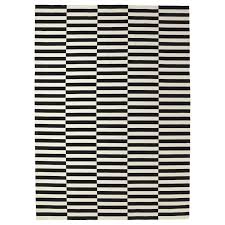 Stockholm Rug Flatwoven Black Stripe Handmade Stripe Off White Black Off White 8 2 X11 6 Ikea In 2020 Flatwoven Ikea Stockholm Ikea Stockholm Rug