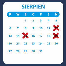 Według ustawy w 2020 roku w każdym miesiącu będzie tylko jedna niedziela handlowa. Niedziele Handlowe Sierpien 2018 Sklepy Beda Zamkniete Takze W Jedna Srode Kalendarz