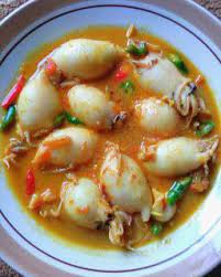 Resep Masakan Nusantara Gulai Cumi Isi Telur Puyuh Resep Masakan Makanan Dan Minuman Masakan