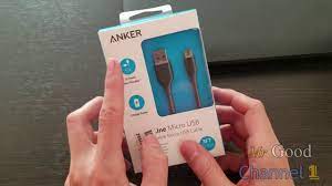 Anker powerline+ micro usb cable with double nylon weave casing, red, 3 metres. Cable Anker Powerline Microusb Usb Unboxing And Review Youtube
