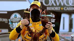 The race was especially hard on christopher bell, who was running near the front in search of his second consecutive victory when he spun, bringing out a caution 10 laps before the end of the virginia native elliott sadler of emporia came out of retirement for the race and finished 12th. Nascar Race At Richmond Live Updates Denny Hamlin Wins Stage 1 Charlotte Observer