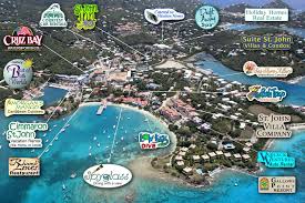 Cruz Bay St John Usvi Aerial View Cruz Bay Island Vacation St John Usvi