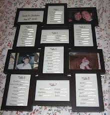 Multi Photo Frame For The Seating Chart Seating Chart