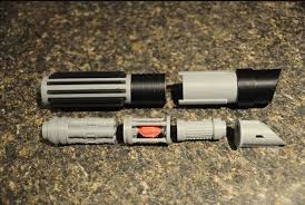 3d Printed Lightsaber With Internals Darth Vader Lightsaber Lightsaber Design Darth Vader Lightsaber