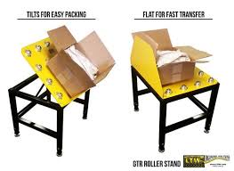 General Tilt Roller Stand Tilting Roller Table Ltw Ergonomic Solutions Ergonomic Solutions Roller Gtr