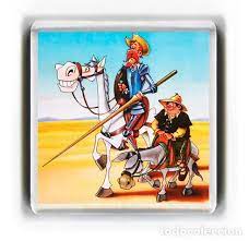 Don quijote y sancho panza. Iman Acrilico Nevera Don Quijote De La Mancha Verkauft Durch Direktverkauf 176460684