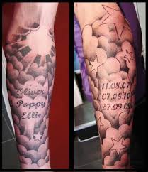 Cloud tattoos for girls, men & women. Cloud Effect Half Sleeve Tattoos Forearm Clouds Novocom Top