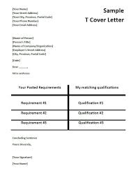 T Format Cover Letter Template Resume Format Job Cover Letter Writing A Cover Letter Employment Cover Letter