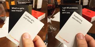 Here are some of our favorite ways to pimp out the rules. Combine Kinderperfect With Cards Against Humanity For More Fun