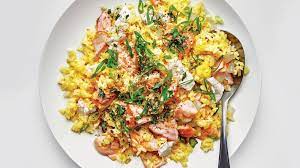Golden Fried Rice With Salmon And Furikake Fried Rice Bon Appetite Recipes Fries