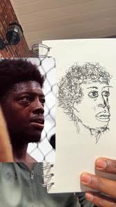 Doing bad sketches of my follower 😭 sorry d rice , If you want me to draw  you next make sure you’re following —-> @semajsinclair , #draw #sketchbook  #artprints