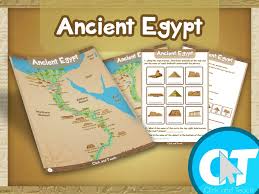 Ks2 Ancient Egypt Map Activity Teaching Resources