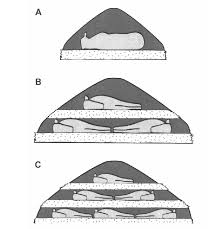 Layering is the recommended method for starting a compost pile. End Views Of Compost Windrows Showing Mortalities Straw Layer S And Download Scientific Diagram