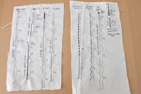 How To Make Your Own Stitch Reference Guide For Your Sewing Machine Sewing Machine Stitches Sewing Stitches Sewing Basics