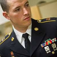 Pfc. Anna Espino, a rigger with 647th Quartermaster