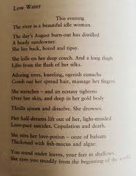 Low Water From River Ted Hughes Low Water Distillation Heady