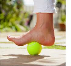 Use a wedge or tool to hold open the door space. Tennis Ball Relief Proactive Physical Therapy