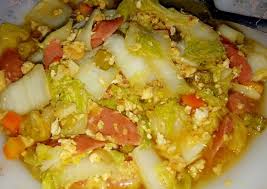 Jumat, 26 februari 2021 21:28. Cara Membuat Tumis Sawi Putih Telur Sosis Tanpa Ribet Resep Dapur Mama