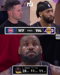 LeBron James notched a TRIPLE-DOUBLE and carried the Lakers in the 4th, but  it still wasn't enough, as he missed the game-tying 3! The Detroit Pistons  wore down the Lakers and beat
