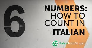 For example, the address for buckingham palace is: Italian Numbers How To Count In Italian