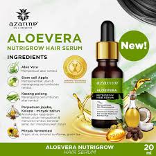 You can also apply aloe vera as a hair serum. Azarine Hair Serum Nutrigrow Aloevera 20ml Shopee Indonesia