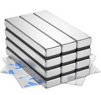 Rectangular Pot Channel Neodymium Magnet Industrial Permanent Block  Countersunk Hole N52 Magnetic Block with Double Adhesive