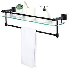 Alise Gy9000 B Glass Shelf Sus 304 Stainless Steel Bathro Https Www Amazon Com Dp B07cq2hn2v R Stainless Steel Bathroom Glass Shelves Farmhouse Towel Bars