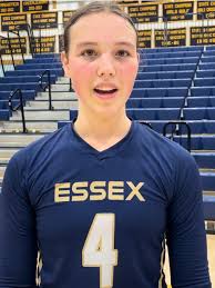 Essex high school volleyball setter Reese Gregory postgame interview