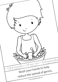 The original format for whitepages was a p. Hand Washing Colouring Page Activity For Kids Messy Little Monster Coloring Library