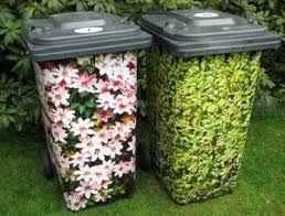 Decorate Your Garbage Can Too Funny Painted Trash Cans Outdoor Trash Cans Diy Landscaping