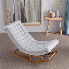 Modern Rocking Chair For Living Room Efistu Com In 2020 Upholstered Rocking Chairs Rocking Chair Chair Fabric