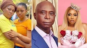 Regina Daniels mother attacks actress Chika Ike for trying to snatch Ned Nwoko . . Nollywood actress Rita Daniels who is mother of Regina Daniels, wife to billionaire Ned Nwoko, has called