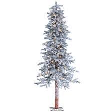 Sterling Tree Company 6 Ft Alpine Pre Lit Flocked Artificial Christmas Tree With 150 Constant White Clear Incandescent Lights Lowes Com Alpine Christmas Tree Fake Christmas Trees Christmas Tree Sale