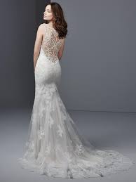 Maggie Sottero Ivory Lace 7sc962 Palmer Feminine Wedding Dress Size 14 L 28 Off Retail