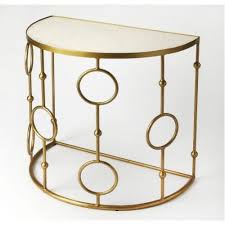 White Marble Mid Century Half Circle Accent Table Marble Console Table Console Table Circle Accent Table