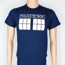 The Doctor S Police Box T Shirt Mens Tardis Dr Doctor Who Navy Tee Tshirt On Yellow Octopus Kriskringle T Shirt Men Boxing T Shirts Mens Shirts Police Box