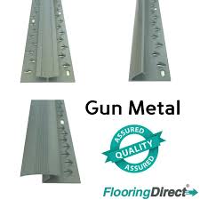 Use the transition trim to separate between tiles and other floor coverings. Gun Metal Carpet Entrance Threshold Flooring Strip Door Bar Trim Metal Ebay