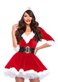 Mrs Santa Claus Costume With Hoodie And Black Belt Santacostumes Christmascostumes Christma Christmas Dress Women Velvet Holiday Dress Christmas Fancy Dress