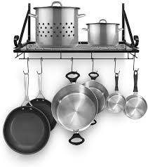 Be inspired by our brilliant range to keep your home organised. Brand On Sale Clearance Kitchen Wall Pot Pan Rack Pan Pot Organizer With 10 Hooks For Cookware Utensils Organization Black 001 Kitchen Dining The Lowest Price Www Training Rmutt Ac Th
