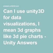 Can I Use Unity3d For Data Visualizations I Mean 3d Graphs
