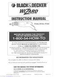 Free download of black & decker rtx manuals is available on onlinefreeguides.com. Black Decker Wizard Rt550 Wizard Rt555 Wizard Rt560 Instruction Manual Manualzz