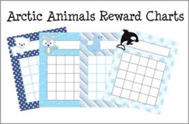 Arctic Animals Winter Incentive Reward Charts