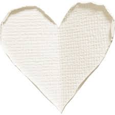 Mrd Frostyfriends White Paper Heart Png Clip Art White Paper Polyvore