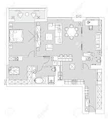 Designers and architects often use floor plans as a visual tool to check if the room space fits well for the original purpose before moving in. Standard Living Room Furniture Symbols Set Royalty Free Cliparts Vectors And Stock Illustration Image 95283594
