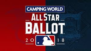 The fan vote, which opened dec. 2018 Mlb All Star Game Voting Begins