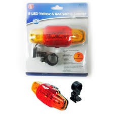 Black And Decker Classic Iron Blinking Red Light 5 Led Yellow Red Light Blinker Flasher Bike Bicycle Safety Night Road Reflector Walmart Com Walmart Com