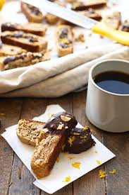 A basic almond biscotti and a chocolate chip biscotti. Gluten Free Almond Biscotti Fit Foodie Finds