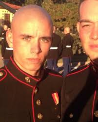 People tell me the Marine Corps aged me… I'm thankful for that 😂 Swipe—>  to see