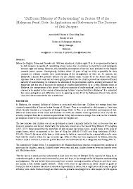 This webpage provides access to criminal codes of osce participating states. Doc Sufficient Maturity Of Understanding In Section 83 Of The Malaysian Penal Code Its Application And Relevancy To The Doctrine Of Doli Incapax Royle Chua Academia Edu