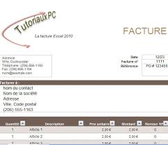 En effet, vous bénéficiez d'une franchise de tva qui vous permet de facturer le prix ht à vos clients. Une Facture Excel Pour Les Auto Entrepreneurs Avec Excel 2010 Astuces Logiciels Faq Tutoriaux Pc